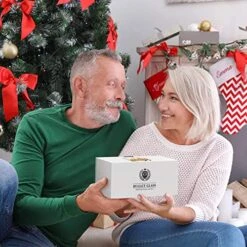 Father's Day Gifts For Dad, Whiskey Glasses, Bullet Whiskey Glasses Set Of 2 .308 Bullet Glasses, Old Fashioned Whiskey Glass Set Whiskey Gift Idea For Men For Whisky, Scotch, Bourbon - 10 Oz -Peugeot Shop 51I10xBax1L