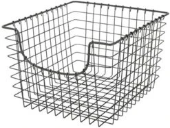 Oop Wire Basket (Industrial Gray) - Storage Bin & Décor For Bathroom, Closet, Pantry, Under Sink, Toy, Shelf, Kitchen, & Nursery Organization 16 Oop Wire Basket (Industrial Gray) - Storage Bin & Décor For Bathroom, Closet, Pantry, Under Sink, Toy, Shelf, Kitchen, & Nursery Organization -Peugeot Shop 51I5MScAw4L. AC