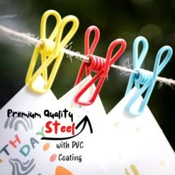 - Chip Clips, 18 Pack, 2 Inch, Assorted Colors, Utility PVC-Coated Clips, Bag Clips, Clips For Food Packages, Food Clips, Kitchen Clips, Bag Clips For Food, Chip Bag Clip -Peugeot Shop 51IAE4PYSfL