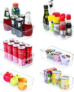 Large Pantry Organizer - Set Of 8 Refrigerator Organizer Bins - Fridge Organizer For Freezers, Kitchen Countertops And Cabinets - BPA Free (Clear) 22 Large Pantry Organizer - Set Of 8 Refrigerator Organizer Bins - Fridge Organizer For Freezers, Kitchen Countertops And Cabinets - BPA Free (Clear) -Peugeot Shop 51ILglzfG L. AC