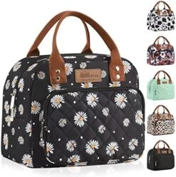 HOMESPON Lunch Bag For Woman Man Insulated Lunch Box Tote Bag For Work Picnic Or Travel -Peugeot Shop 51IQGyI7U3L. AC