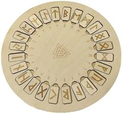 HOgog Wooden Runes Divination Engraved Board,Wood Runes Set Engraved Odin Symbols Symbol For Meditation Divination 9 HOgog Wooden Runes Divination Engraved Board,Wood Runes Set Engraved Odin Symbols Symbol For Meditation Divination -Peugeot Shop 51ISMVXga6L