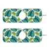 Kcldeci 2 Pack Faucet Mat Splash Guard For Kitchen Sink,Colorful Tree Frogs 23x5 Inch Faucet Handle Drip Catcher Tray Absorbent Mat Fast Dry Mat For Kitchen, Bathroom