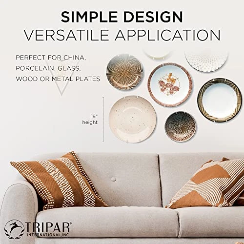 13-16-Inch White Plate Wire Wall Super Plate Hanger 1 13-16-Inch White Plate Wire Wall Super Plate Hanger