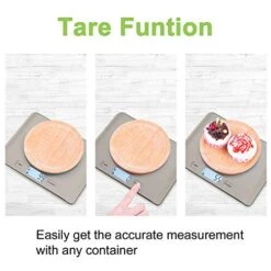 Food Kitchen Scale, Digital Grams And Oz For Cooking, Baking, And Weight Loss, Multifunction Food Meat Scale With LCD Display（Stainless Steel） -Peugeot Shop 51IixsPon9L