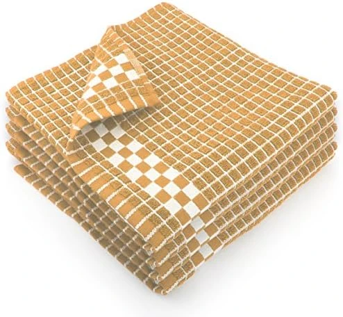 Classic Dark Kitchen Dish Towels With Hanging Loop - Heavy Duty Absorbent Dish Clothes - European Made 100% Cotton Tea Towels - Set Of 4, Red 12 Classic Dark Kitchen Dish Towels With Hanging Loop - Heavy Duty Absorbent Dish Clothes - European Made 100% Cotton Tea Towels - Set Of 4, Red - Image 12