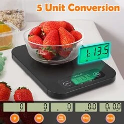 Smart Food Scale For Weight Loss, Kitchen Food Scales Digital Weight Grams And Oz With Nutritional Calculator, Food Weight Scale For Diet, Keto, Macro, Calorie, Baking, Meal Prep 0.1oz/11lb 15 Smart Food Scale For Weight Loss, Kitchen Food Scales Digital Weight Grams And Oz With Nutritional Calculator, Food Weight Scale For Diet, Keto, Macro, Calorie, Baking, Meal Prep 0.1oz/11lb -Peugeot Shop 51IokeYj3pL