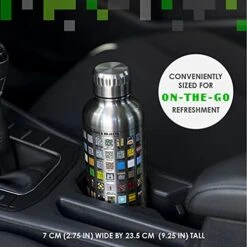 Paladone , 500ml, Minecraft Metal Water Bottle | Officially Licensed Gaming Merchandise 8 Paladone , 500ml, Minecraft Metal Water Bottle | Officially Licensed Gaming Merchandise -Peugeot Shop 51IuZXL8xIL