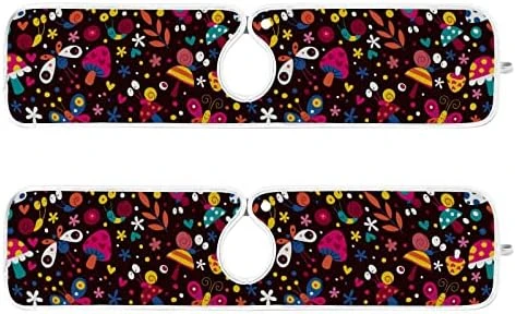 2 Pack Kitchen Faucet Mat Absorbent Washable Sink Splash Guard Faucet Drip Drying Mat Bar Countertop Water Catcher Mat Large 30x5 Inch Flowers Butterflies Mushroom Snails Pattern Kids 8 2 Pack Kitchen Faucet Mat Absorbent Washable Sink Splash Guard Faucet Drip Drying Mat Bar Countertop Water Catcher Mat Large 30x5 Inch Flowers Butterflies Mushroom Snails Pattern Kids - Image 8