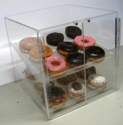Elf Serve Pastry Or Donut Display Case 2 Trays For Deli Bakery Convenience Stores Display Bagel Cakes And Keeps Fresh -Peugeot Shop 51IvivS6uCL
