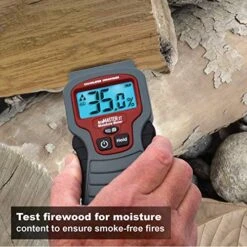7440 AccuMASTER XT Digital Moisture Meter | Handheld |Pin Type | Backlit LCD Display | Detects Leaks, Damp And Moisture In Wood, Walls, Ceilings, Carpet And Firewood -Peugeot Shop 51Iz9U2Od9L