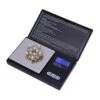 300g/0.01g High Precision Digital Electronic Scale,Portable Mini Digital Scale LCD With Blue Backlight, Measurement Converter For Jewelry,Goods,Precious Metals,Kitchen,Easy To Read (Black)