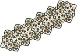 Otton Craft Scarlett Leaves Handmade Beaded Table Runner - Halloween Harvest Autumn Fall Thanksgiving Holiday Christmas Xmas Celebration Festive Party Tabletop Décor Tablerunner - 13x36 Red & Gold -Peugeot Shop 51J1n9vuM5L. AC