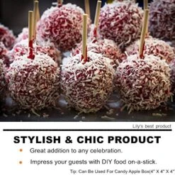 5.5 Inch Study Bamboo Skewers - 5mm Thick Natural Semi Point Bamboo Sticks BBQ Caramel Candy Apple Sticks For Corn Dog,Corn Cob,Cookie,Lollipop,Kabob,Gril.(100 Pcs) -Peugeot Shop 51J7uYfeqJL