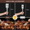 Grilling Accessories BBQ Grill Tools Set, 27PCS Stainless Steel Grill Utensils Set For Outdoor Camping And Kitchen, Barbecue Grill Accessories For Men Women With Carry Bag And Meat Injector