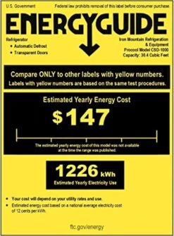 Glass 2 Door Upright Display Beverage Cooler Merchandiser; 35 Cubic Ft., 45" Wide -Peugeot Shop 51JIgR0oLuL