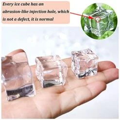 100 Pcs 20mm Clear Fake Ice Cubes,Square Acrylic Crystal Fake Ice Cubes Display For Home Decoration Wedding Centerpiece Vase Fillers,Photography Props And Kitchen Decoration -Peugeot Shop 51JLwsVysUS
