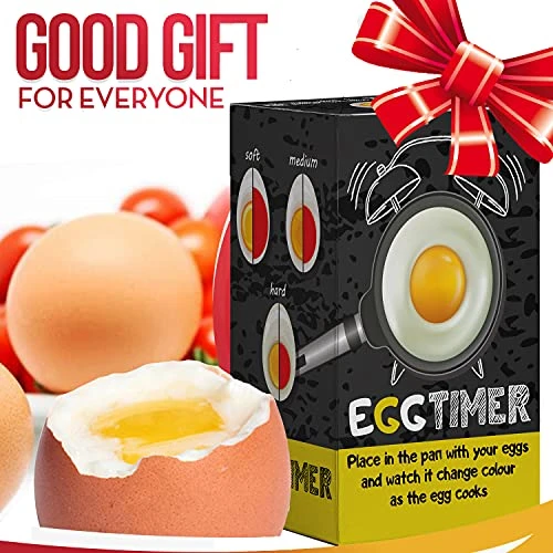 Kitchen Egg Timer That Changes Colors When Done, Hard Boiled Egg Timers, Perfect Egg Timer For Boiling Eggs, Perfect Egg Boiler Timer By RevolMax (2 Pack, Red) 4 Kitchen Egg Timer That Changes Colors When Done, Hard Boiled Egg Timers, Perfect Egg Timer For Boiling Eggs, Perfect Egg Boiler Timer By RevolMax (2 Pack, Red) - Image 4