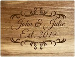 Custom Engraved Wooden Cutting Board Charcuterie Cheese Board Personalized With Custom Text Or Message Acacia Wood (10 X 14) 12 Custom Engraved Wooden Cutting Board Charcuterie Cheese Board Personalized With Custom Text Or Message Acacia Wood (10 X 14) -Peugeot Shop 51JSyOZB6dL. AC