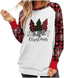 Crewneck Sweatshirts For Women Cute Plus Size Christmas Print Long Sleeve Sweatshirts Crew Neck Pullover Top Fall 17 Crewneck Sweatshirts For Women Cute Plus Size Christmas Print Long Sleeve Sweatshirts Crew Neck Pullover Top Fall -Peugeot Shop 51JYKxZSmL. AC 1