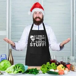 100% Cotton, Black Funny Aprons For Men, Dad, Husband - Birthday, Father’s Day Grilling Gifts For Papa, Husband. 6 100% Cotton, Black Funny Aprons For Men, Dad, Husband - Birthday, Father’s Day Grilling Gifts For Papa, Husband. -Peugeot Shop 51JeREDdSUL