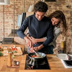 Salt And Pepper Mill Tray, Acacia Wood Tray, Pepper Mill Holder & Rest (Inner Dia 2.3 Inch) Fit Many Mills & Shakers, Salt & Pepper Grinder Accessories, Kitchen Storage Holder -Peugeot Shop 51JkHpy0GiL