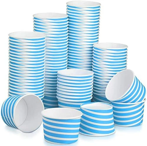 Ice Cream Cups - 100 Pack Ice Cream Sundae Cups, Frozen Yogurt Dessert Cups 7 Ice Cream Cups - 100 Pack Ice Cream Sundae Cups, Frozen Yogurt Dessert Cups - Image 7
