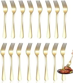 Forks,Set Of 16 Top Food Grade Stainless Steel Forks Silverware Set, Dinner Forks, Flatware Forks,Cutlery Forks,8 Inches, Mirror Polished & Dishwasher Safe, New Apartment Essentials -Peugeot Shop 51K0iSw29yL. AC