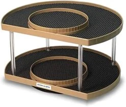 Spice Rack Organizer For Cabinet Lazy Susan Organizer Rotating Spice Holder Shelf With Double Spinners - Pantry Spice Racks For Cabinets So Spices Are Easy To Find Made In USA 29 Spice Rack Organizer For Cabinet Lazy Susan Organizer Rotating Spice Holder Shelf With Double Spinners - Pantry Spice Racks For Cabinets So Spices Are Easy To Find Made In USA -Peugeot Shop 51K1iJwKbAL. AC