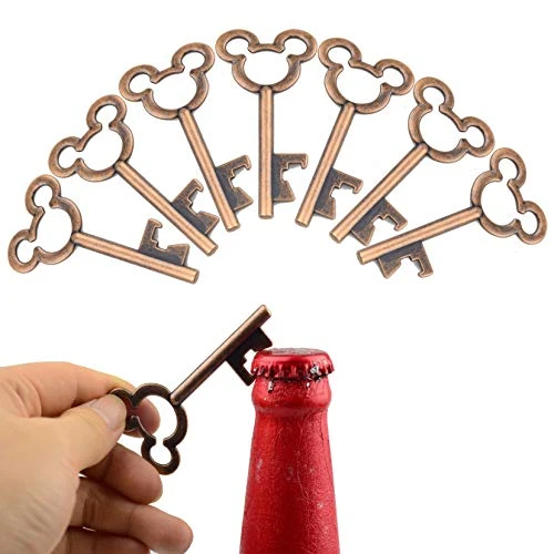 52pcs Vintage Skeleton Key Bottle Opener Party Favor Wedding Favor Guest Souvenir Gift Set With Escort Thank You Tag Card And Keychain (Antique Copper) 2 52pcs Vintage Skeleton Key Bottle Opener Party Favor Wedding Favor Guest Souvenir Gift Set With Escort Thank You Tag Card And Keychain (Antique Copper) - Image 2