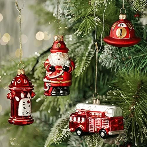 Christmas Glass Ornaments, Hand Crafted Butterfly, Trowel, Wheelbarrow, Watering Can Tools Ornaments Set For Christmas Tree, Traditional Xmas Decorations Gifts, 4pcs 9 Christmas Glass Ornaments, Hand Crafted Butterfly, Trowel, Wheelbarrow, Watering Can Tools Ornaments Set For Christmas Tree, Traditional Xmas Decorations Gifts, 4pcs - Image 9