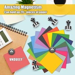 16Pcs Black Refrigerator Magnets Fridge Magnet, Strong Magnets Fridge, Whiteboard Magnets, Fridge Magnets Adults, Small Magnets For Kitchen, Office, School, Locker, Map Decorative