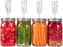 Jillmo Fermentation Kit, Stainless Steel Fermenting Kit For Wide Mouth Mason Jars (Jars Not Included) 15 Jillmo Fermentation Kit, Stainless Steel Fermenting Kit For Wide Mouth Mason Jars (Jars Not Included) -Peugeot Shop 51KdeyXYSyS. AC