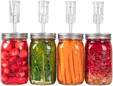 Jillmo Fermentation Kit, Stainless Steel Fermenting Kit For Wide Mouth Mason Jars (Jars Not Included) 8 Jillmo Fermentation Kit, Stainless Steel Fermenting Kit For Wide Mouth Mason Jars (Jars Not Included) - Image 8