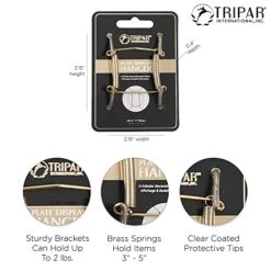 3-5 Inch Brass Plate Wire Wall Plate Hanger 6 3-5 Inch Brass Plate Wire Wall Plate Hanger -Peugeot Shop 51KegDsVOzL