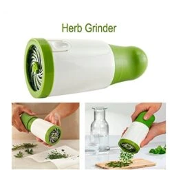 Herb Grinder, ELEOPTION Parsley Chopper Herb Mill Grinder ,Spice Mill Parsley Shredder ,Creative Cooking Tools (Herb Grinder) -Peugeot Shop 51Kg6exIGHL