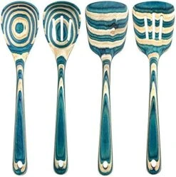 Ique Mykonos Collection 2 Piece Cooking Utensil Set, Spurtle & Measuring Spoon -Peugeot Shop 51KiPiLjM7L. AC 1