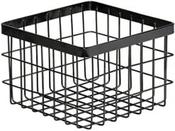 .E.T. WB-1814-MG Urban Renewal 17.75" X 11.25" Wire Basket, 4" Tall, Metal -Peugeot Shop 51KnyE2YrqL. AC