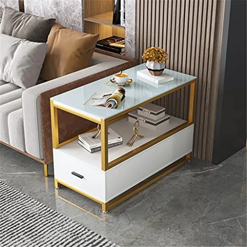 Sofa Side Cabinet Sideboard Sideboard Table Coffee Table Small Mini Side Table Against The Wall Narrow Shelves (Color : OneColor, Size : 60 * 40CM) 2 Sofa Side Cabinet Sideboard Sideboard Table Coffee Table Small Mini Side Table Against The Wall Narrow Shelves (Color : OneColor, Size : 60 * 40CM) - Image 2