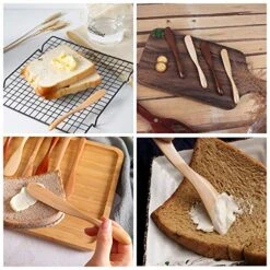 Set Of 10 Handmade Butter Jelly Spreader Cheese Knife (Brown Narrow) -Peugeot Shop 51L7lNcOV1L