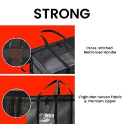 Home 3XL Insulated Bag For Food Delivery & Grocery Shopping With Zippered Top, Black (1 Pack) 20 Home 3XL Insulated Bag For Food Delivery & Grocery Shopping With Zippered Top, Black (1 Pack) -Peugeot Shop 51LLjpSEkEL