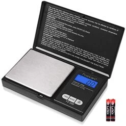 Digital Pocket Scale, 200g/0.01g Gram Scale, Mini Scale Gram And Ounce, Small Food Scale, Herb Scale, Jewelry Scale Portable Scale With Tare, Stainless Steel, LCD -Peugeot Shop 51LQjVb1fzL 1