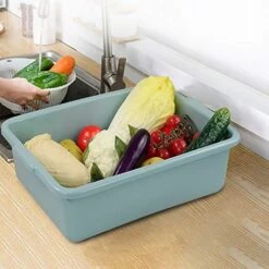 Hespapa 13L Wash Tub Basin, Mint Green Utility Commercial Bus Tub Box, 4 Packs 8 Hespapa 13L Wash Tub Basin, Mint Green Utility Commercial Bus Tub Box, 4 Packs -Peugeot Shop 51LckgBbN6L