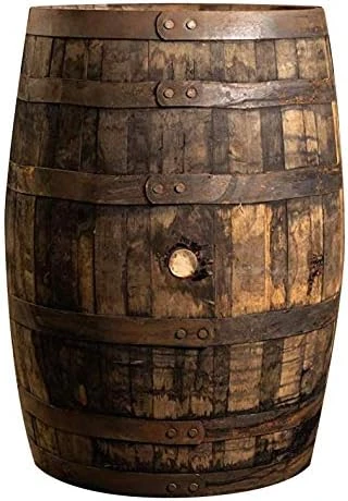 Midwest Barrel Company Authentic Bourbon/Whiskey Barrel (53 Gallon) Used Genuine American Oak Wood Barrel 5 Midwest Barrel Company Authentic Bourbon/Whiskey Barrel (53 Gallon) Used Genuine American Oak Wood Barrel - Image 5