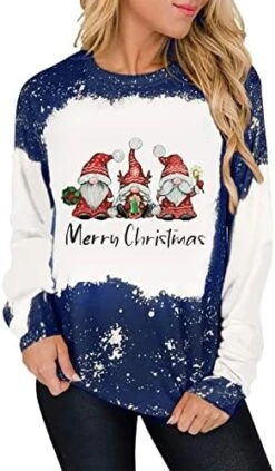 Crewneck Sweatshirts For Women Fall Fashion Christmas Print Long Sleeve Crew Neck Sweatshirts Pullover Top Fall Clothes -Peugeot Shop 51Li8n7ESnL. AC