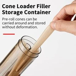 Herb Grinder With Cone Loader - Filling Sifting & Storage All In One (Black) -Peugeot Shop 51LiFSwPe0L