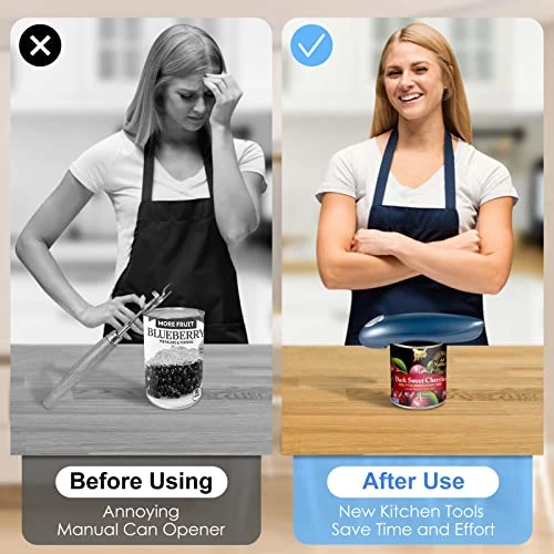 Electric Can Opener For Kitchen, Hands Free Can Opener With Smooth Edges Safe Battery Operated Operation, Automatic Can Opener For Kitchen Arthritis And Seniors,Best Kitchen Gadget For Almost Size Can 5 Electric Can Opener For Kitchen, Hands Free Can Opener With Smooth Edges Safe Battery Operated Operation, Automatic Can Opener For Kitchen Arthritis And Seniors,Best Kitchen Gadget For Almost Size Can - Image 5