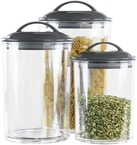 Calypso Basics By Reston Lloyd Acrylic Storage Canisters, Set Of 3, Lemon 7 Calypso Basics By Reston Lloyd Acrylic Storage Canisters, Set Of 3, Lemon - Image 7