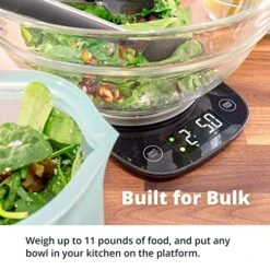 Food Weight Scale With Bowl - Super Accurate, Single Sensor, Digital Kitchen Scale | Master Food Prep With A Custom-Built Bowl That Fits On Top | A Greater Goods Product Designed In St. Louis -Peugeot Shop 51M7oe4I3GL