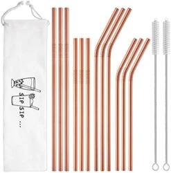 Iware 12-Pack Reusable Stainless Steel Metal Straws With Case - Long Drinking Straws For 30 Oz And 20 Oz Tumblers Yeti Dishwasher Safe - 2 Cleaning Brushes Included 20 Iware 12-Pack Reusable Stainless Steel Metal Straws With Case - Long Drinking Straws For 30 Oz And 20 Oz Tumblers Yeti Dishwasher Safe - 2 Cleaning Brushes Included -Peugeot Shop 51MA5ytIpqL. AC